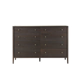 Hayden Bedroom 8 Drawer Master Dresser-Walnut Stripe