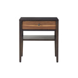 Hayden Bedroom Night Table-Walnut Stripe