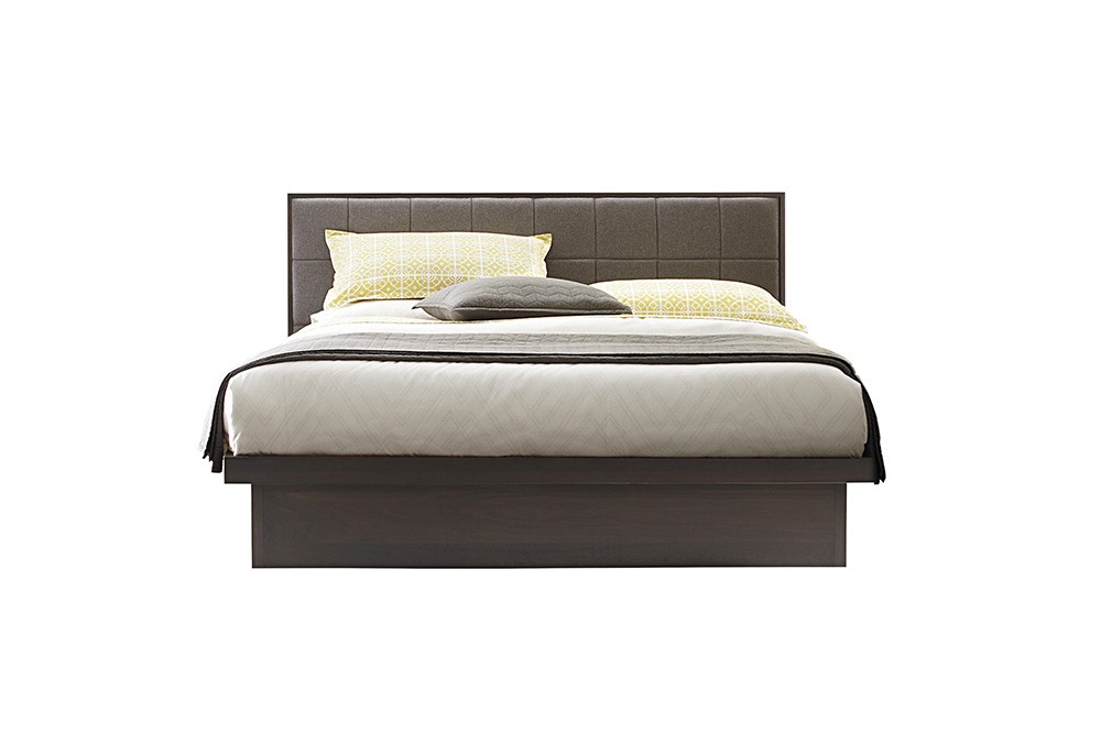 Serra Upholstered Panel Bed w/Drawers