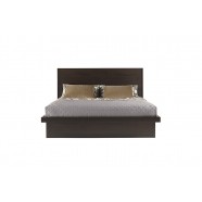 Serra Wood Panel Bed